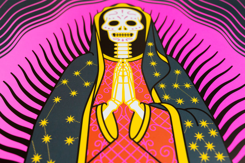 tuttiSanti - poster - Nuestra Señora de Guadalupe - head - shop design contemporary art prints