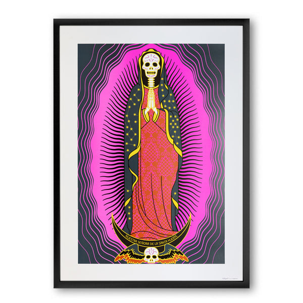 tuttiSanti - poster - Nuestra Señora de la Santa Muerte - front - shop design contemporary art prints