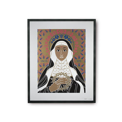 tuttiSanti - poster - Saint Rita - front - shop design contemporary art prints