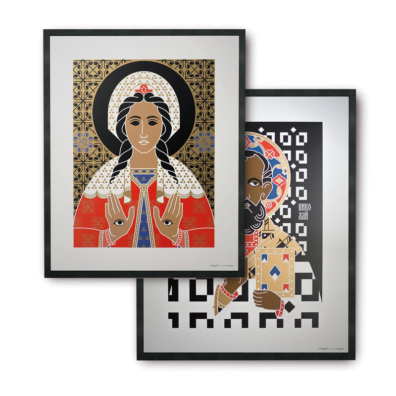 tuttiSanti - Sant Nicola & Santa Lucia – shop design contemporary art prints